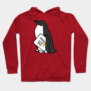 Funny Penguin Says Wash Your Hands Hoodie